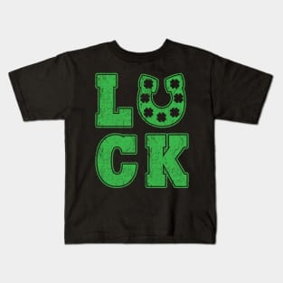 St. Patrick's Day - Luck Kids T-Shirt